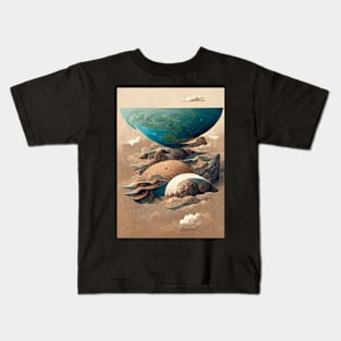 Abstract Planet Kids T-Shirt